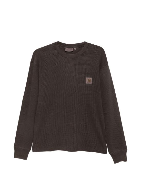 26FW 칼하트 WIP 롱슬리브 비스타 와플 티셔츠 I035304 47GD TOBACCO