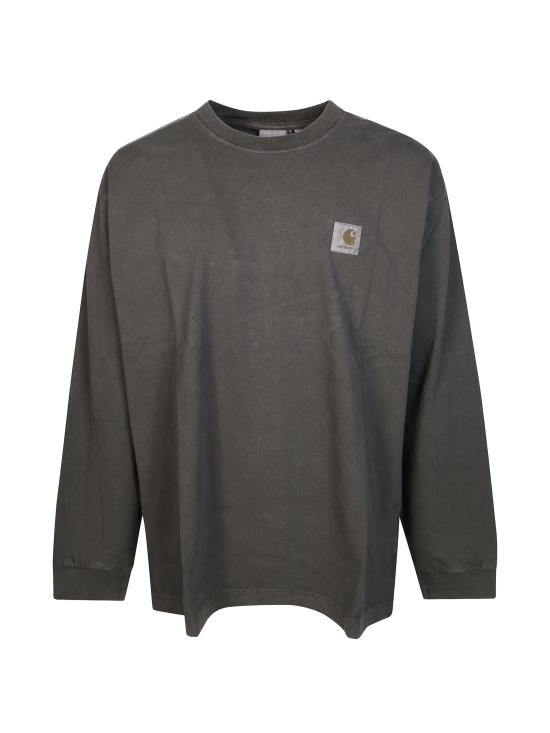 26FW 칼하트 WIP 비스타 롱슬리브 티셔츠 I030779 47GD TOBACCO