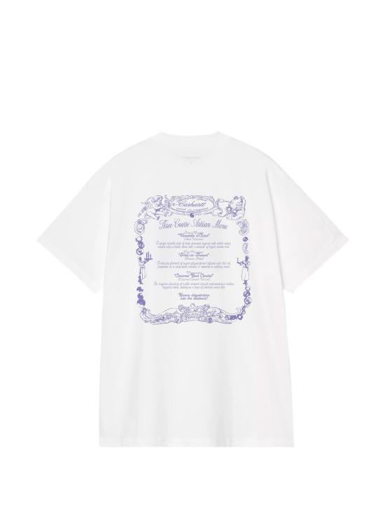 26FW 칼하트 WIP 반팔 티셔츠 I037260 02XX WHITE - CARHARTT WIP