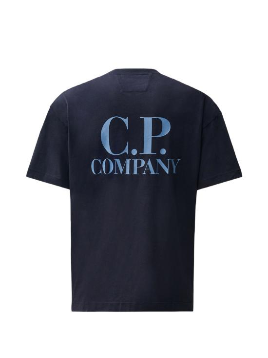 26FW 씨피 컴퍼니 30/1 저지 숏슬리브 컴포트 티셔츠 21CMTS135A005100W 888 TTLECLIPSE - C.P. COMPANY