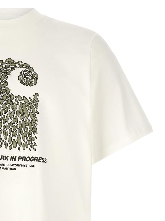 26FW 칼하트 WIP 반팔 티셔츠 I037240 02XX WHITE - CARHARTT WIP