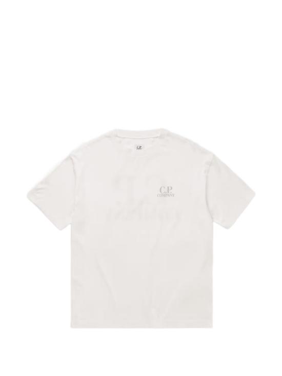 26FW 씨피 컴퍼니 30/1 저지 숏슬리브 컴포트 티셔츠 21CMTS135A005100W 103 GAUZEWHITE