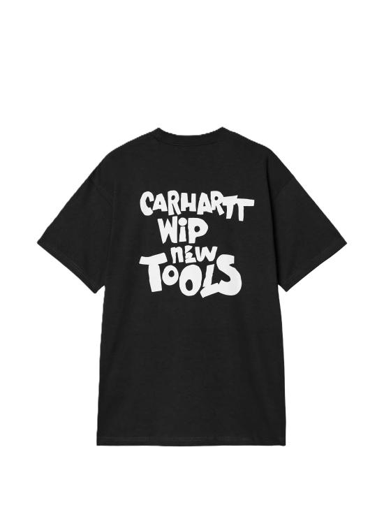 26FW 칼하트 WIP 반팔 티셔츠 I037221 89XX BLACK - CARHARTT WIP