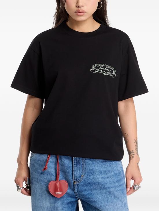 26FW 칼하트 WIP 반팔 티셔츠 I037260 89XX BLACK - CARHARTT WIP