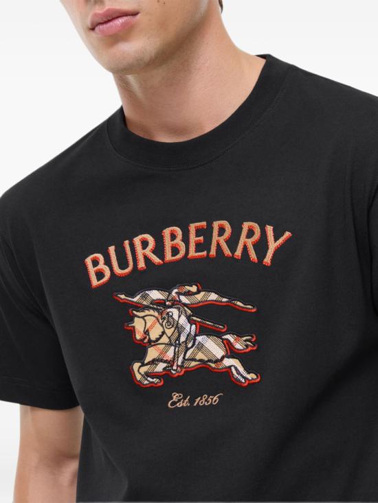 26FW 버버리 반팔 티셔츠 8132682 A1189 BLACK - BURBERRY