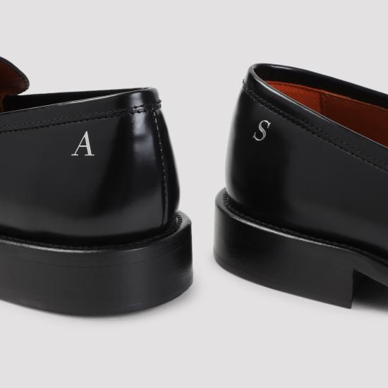26FW 아크네 스튜디오 브러쉬드 레더 로퍼 CD0027 900 BLACK - ACNE STUDIOS
