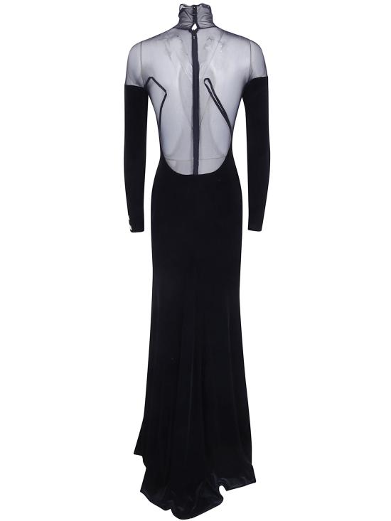 26FW 엘리자베타프랜치 미디 원피스 ABR2967E2 110 BLACK - ELISABETTA FRANCHI