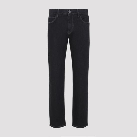 26FW 조르지오 아르마니 스트레이트 팬츠 GM000250AF20851 MC002 BLACK - GIORGIO ARMANI