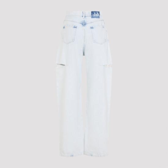26FW 마르지엘라 블리치드 컷아웃 진 S51LA0185M30045 961 BLUE - MAISON MARGIELA