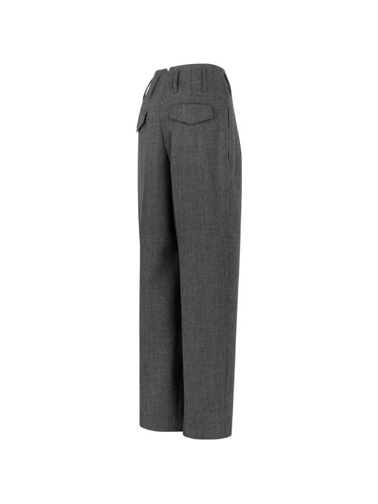 26FW 아미 스트레이트 팬츠 FTR909WV0216 A189 GRIS CARBONE - AMI