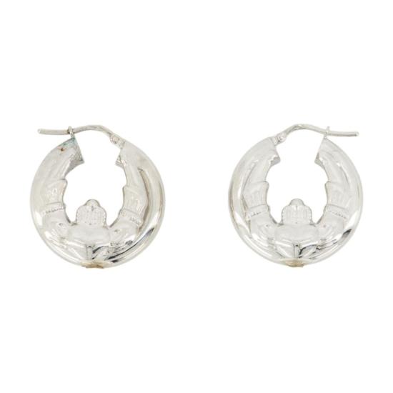 26FW 시몬로샤 이어링 ERG5940900RHODIUMPEARL SILVER