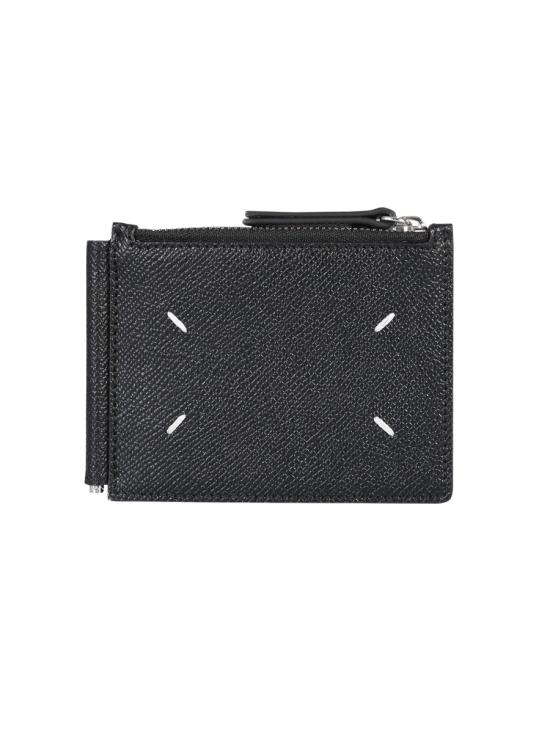  마르지엘라 보빈 레더 머니 클립 지갑 SA1UI0018P4745T8013 black - MAISON MARGIELA
