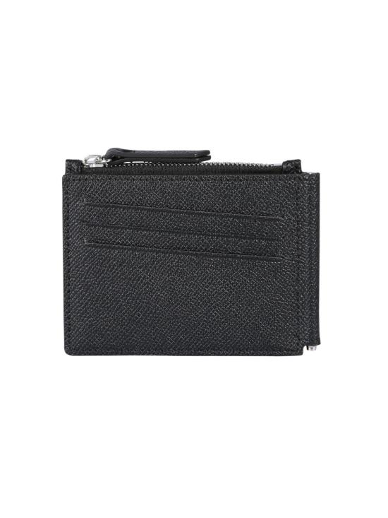  마르지엘라 보빈 레더 머니 클립 지갑 SA1UI0018P4745T8013 black - MAISON MARGIELA