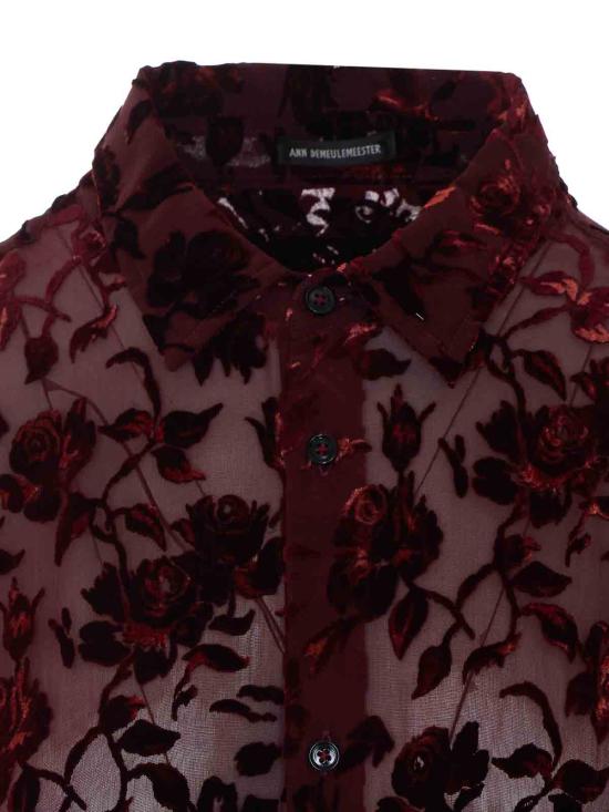 26FW 앤 드뮐미스터 반팔 티셔츠 10522FA749378 RED - ANN DEMEULEMEESTER