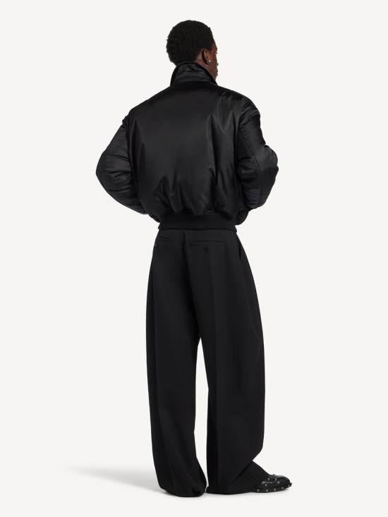 26FW 발렌시아가 코쿤 보머 재킷 A009J9TUO21 1000 BLACK - BALENCIAGA