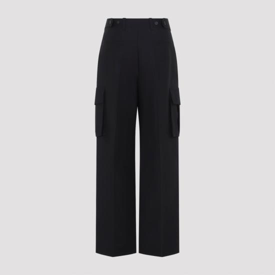 26FW 까르벵 스트레이트 팬츠 6262K21024 N999 BLACK - CARVEN