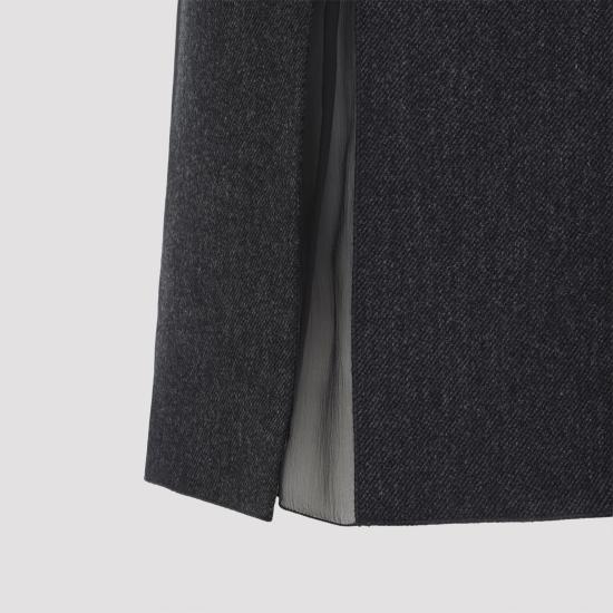 26FW 프라다 스커트 P10B0SOOO11H4 F0480 GREY - PRADA