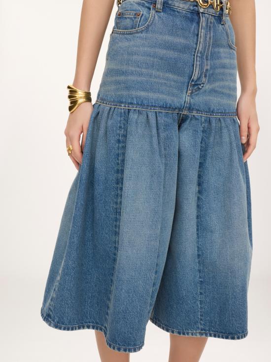26FW 끌로에 스트레이트 팬츠 CH26ADP5090140C BLU - CHLOE