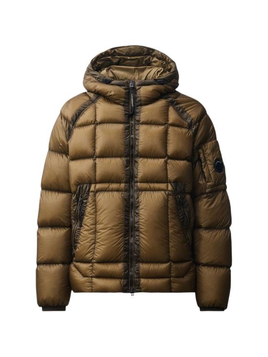 26FW 씨피 컴퍼니 D.D. 쉘 후드 다운 퍼퍼 자켓 21CMOW702A110416A356 VERDE