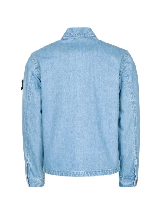 26FW 스톤 아일랜드 블루 린스 버튼 디테일 코치 재킷 L2S144100006S0J33VJ204 AZZURRO - STONE ISLAND