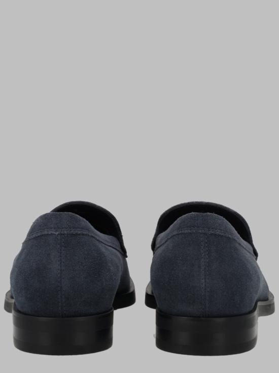 25FW 토즈 스탬프 모노그램 스웨이드 로퍼 XXM0ZF0Q920RE0 U805 BLUE - TODS