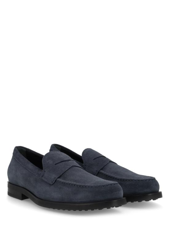 25FW 토즈 스탬프 모노그램 스웨이드 로퍼 XXM0ZF0Q920RE0 U805 BLUE - TODS