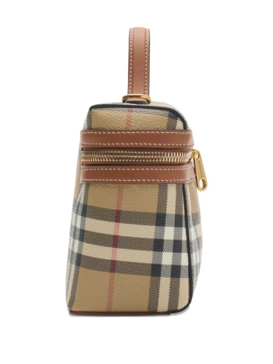  버버리 체크 베니티 백 8120525 A9534 BEIGE - BURBERRY