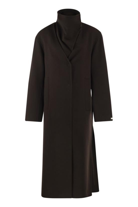 26FW 스포트막스 자켓 2622016043600 038 DARK BROWN