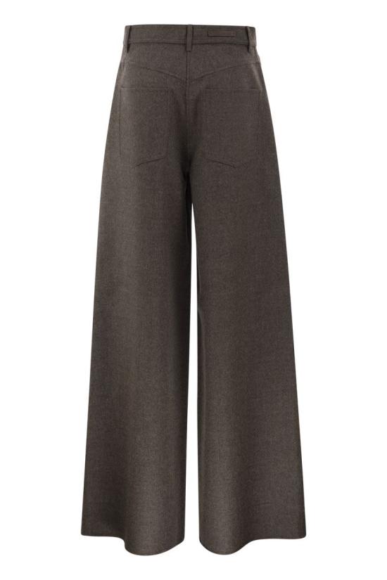 26FW 막스마라 스트레이트 팬츠 2621136133600 003 BROWN - MAX MARA