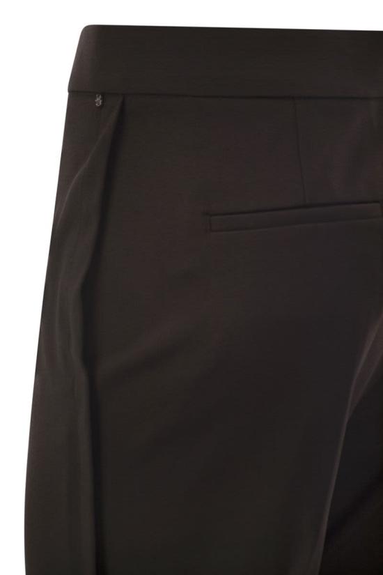 26FW 스포트막스 스트레이트 팬츠 2622136083600 002 DARK BROWN - SPORTMAX