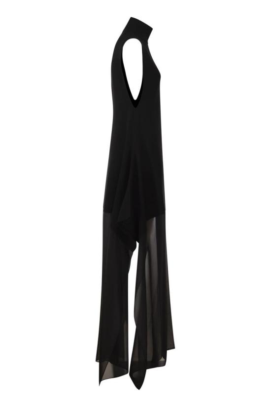 26FW 스포트막스 미디 원피스 2622326033600 004 BLACK - SPORTMAX