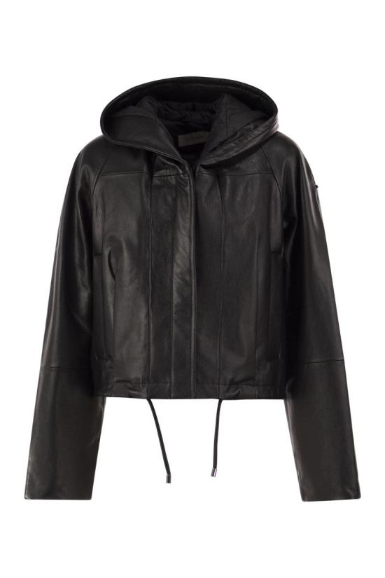 26FW 스포트막스 자켓 2622446012600 002 BLACK