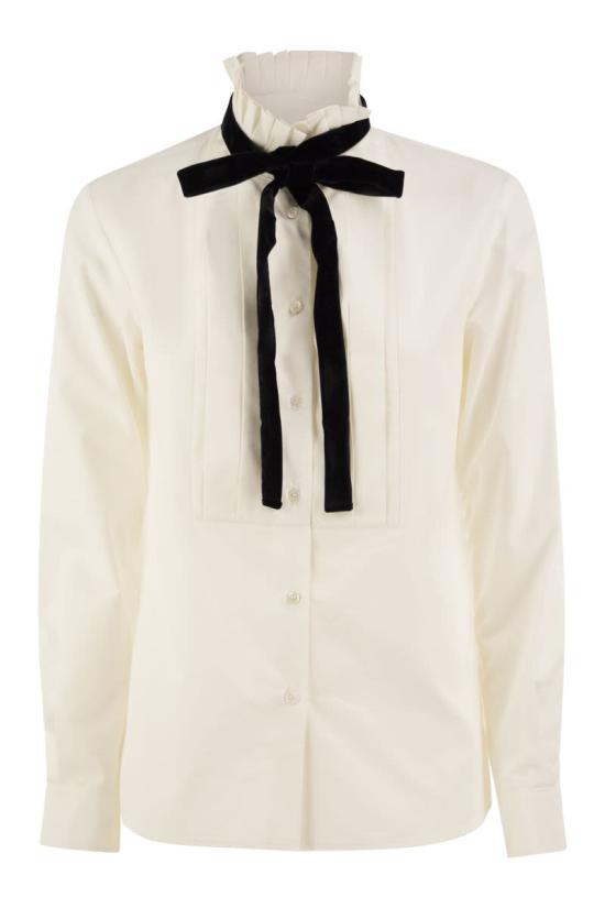 26FW 위켄드막스마라 셔츠 2625116013600 001 WHITE
