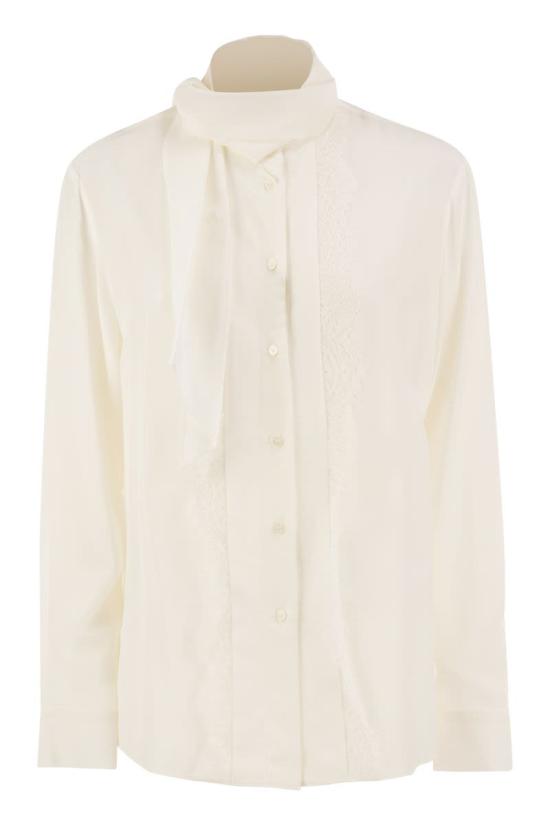 26FW 위켄드막스마라 셔츠 2625116023600 001 WHITE