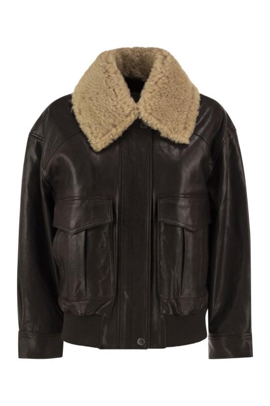 26FW 위켄드막스마라 자켓 2625446012600 001 DARK BROWN