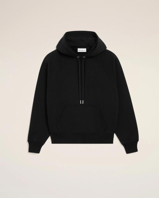 26FW 아미 코튼 드 하트 후드 USW758747 001 BLACK