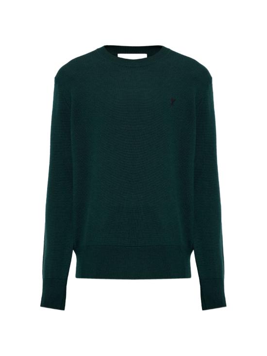 26FW 아미 ADC 크루넥 스웨터 HKS826001 A258 GREENBLACK