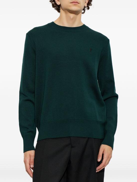 26FW 아미 ADC 크루넥 스웨터 HKS826001 A258 GREENBLACK - AMI