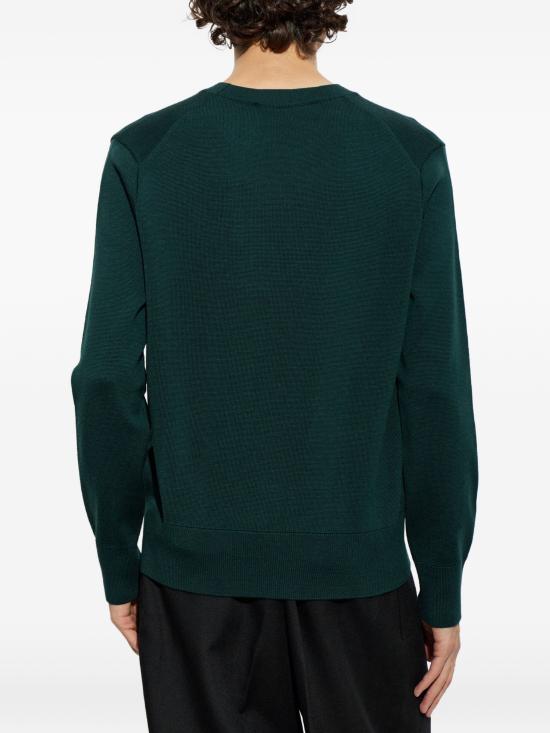 26FW 아미 ADC 크루넥 스웨터 HKS826001 A258 GREENBLACK - AMI