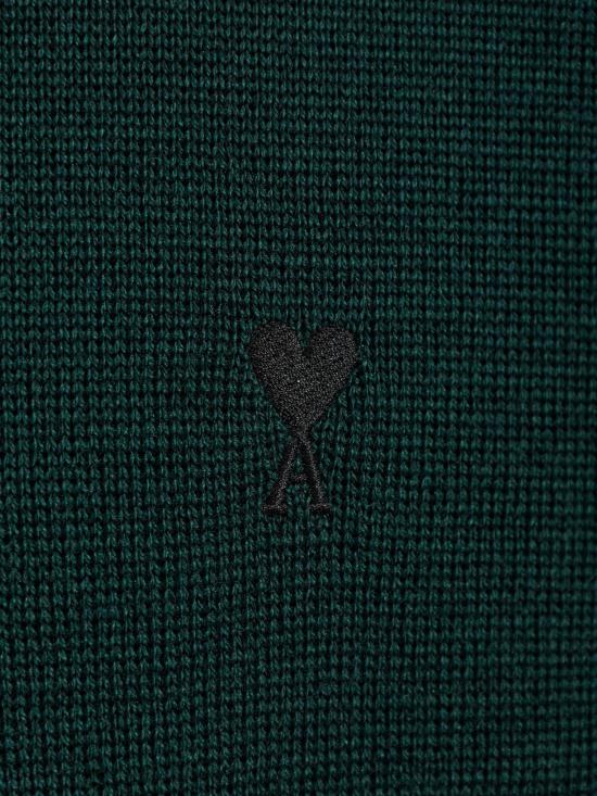 26FW 아미 ADC 크루넥 스웨터 HKS826001 A258 GREENBLACK - AMI