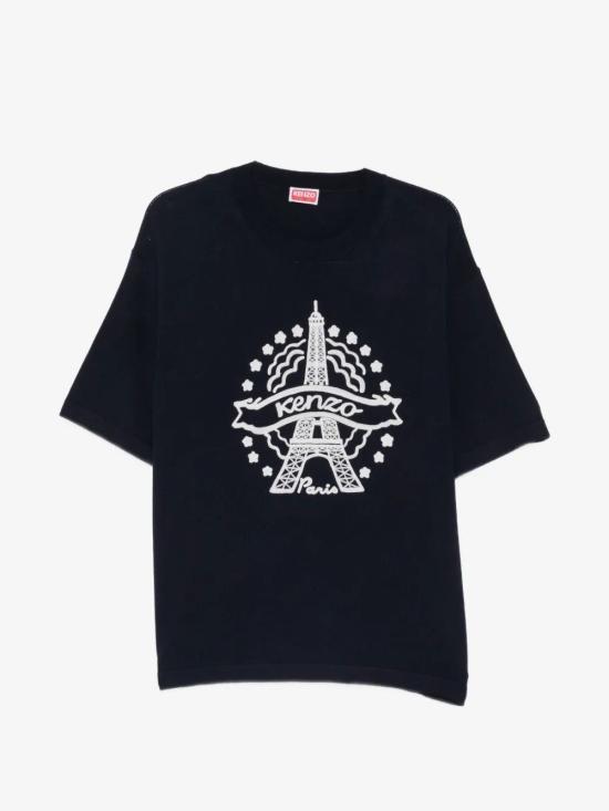 26FW 겐조 반팔 티셔츠 FG65TO8153FH BLUEBLACK