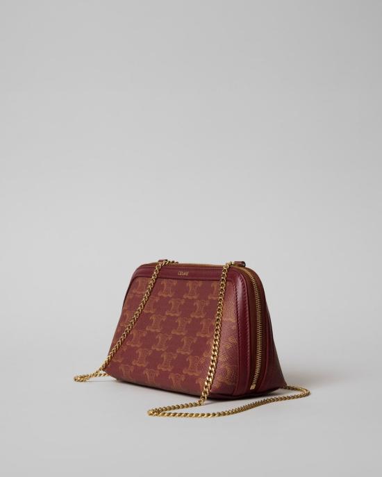 26FW 셀린느 클러치/파우치 10E382GX3 GGH8 BURGUNTAN - CELINE