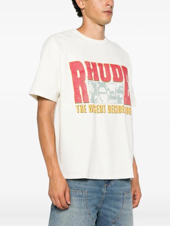 26FW 루드 반팔 티셔츠 RHFW26TT06012 8610 WHTRDMULTI - RHUDE
