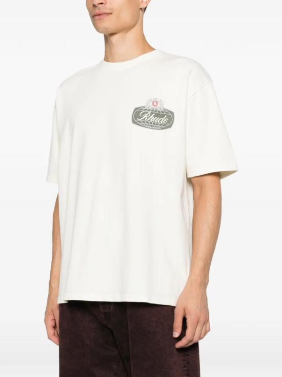 26FW 루드 반팔 티셔츠 RHFW26TT02012 8608 WHITESILVR - RHUDE