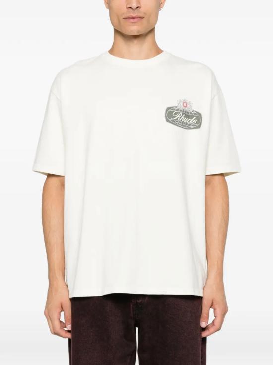 26FW 루드 반팔 티셔츠 RHFW26TT02012 8608 WHITESILVR - RHUDE