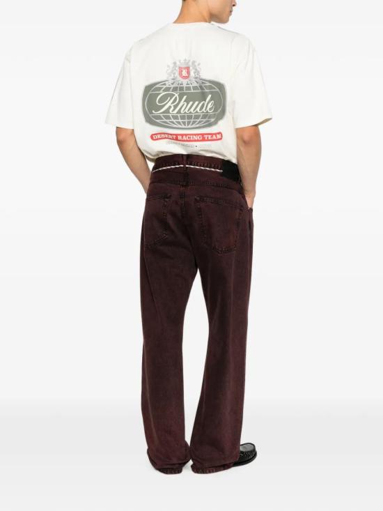 26FW 루드 반팔 티셔츠 RHFW26TT02012 8608 WHITESILVR - RHUDE