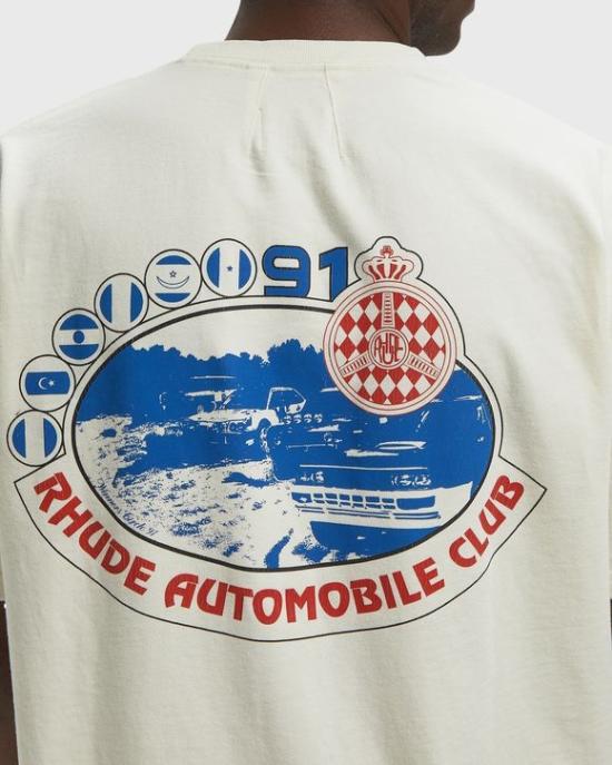 26FW 루드 반팔 티셔츠 RHFW26TT07012 8607 WHTREDBLU - RHUDE