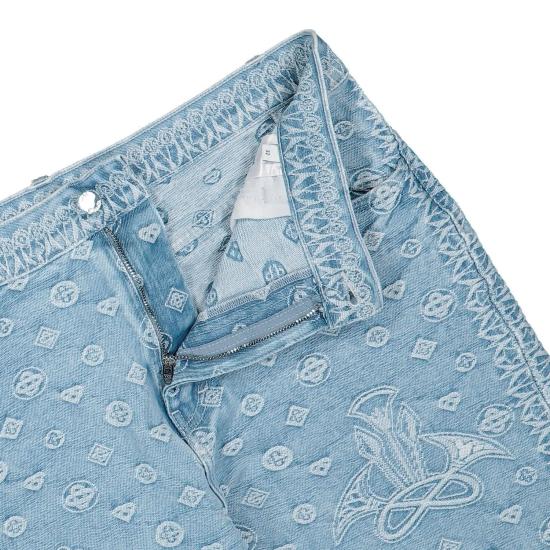 26FW 카사블랑카 스트레이트 팬츠 MAW26DN02801 LIGHTBLUE - CASABLANCA