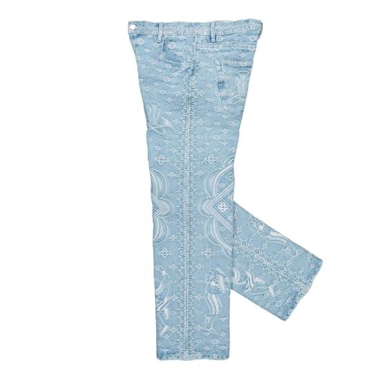 26FW 카사블랑카 스트레이트 팬츠 MAW26DN02801 LIGHTBLUE - CASABLANCA