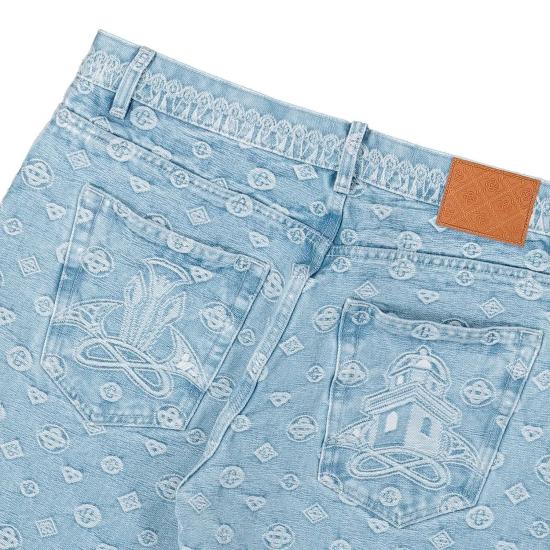 26FW 카사블랑카 스트레이트 팬츠 MAW26DN02801 LIGHTBLUE - CASABLANCA
